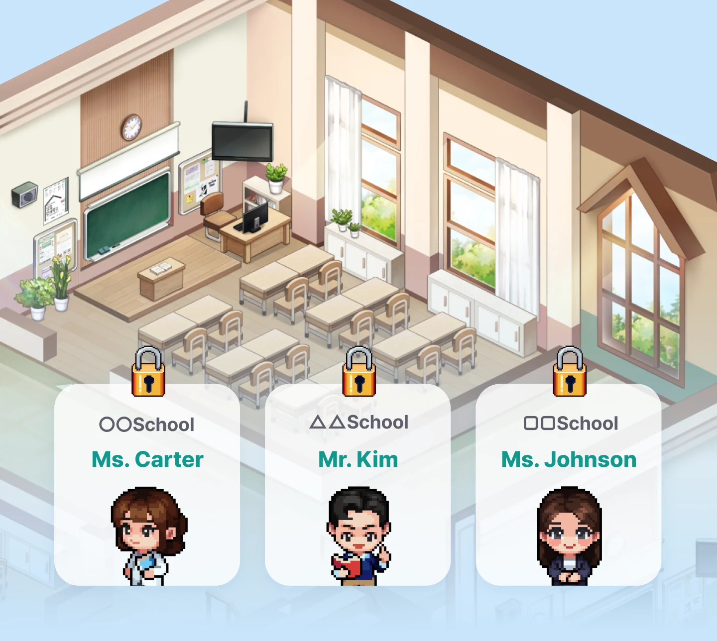 Ruang peribadi untuk setiap sekolah